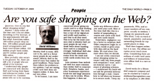 Are You Safe Shopping Online?